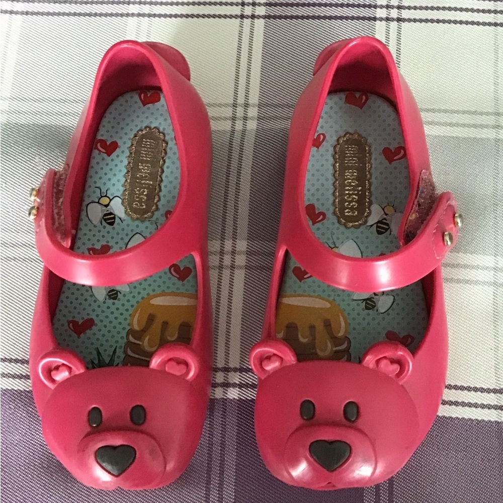 Mini Melissa Pink Bear Kids Shoes